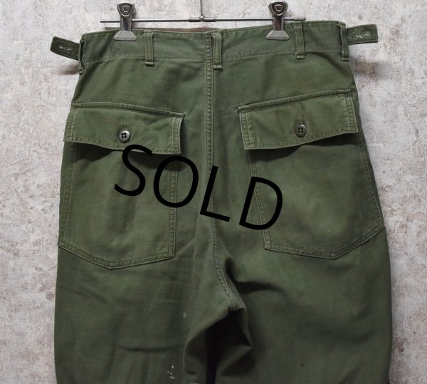 画像3: ∼60’ｓ【ビンテージ】U.S.ARMY【米軍実物】OG107【サイドアジャスター付き】【ベイカーパンツ】 (3)