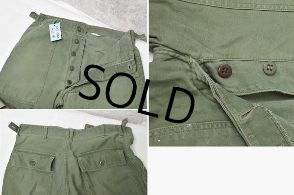 画像2: ∼60’ｓ【ビンテージ】U.S.ARMY【米軍実物】OG107【サイドアジャスター付き】【ベイカーパンツ】 (2)