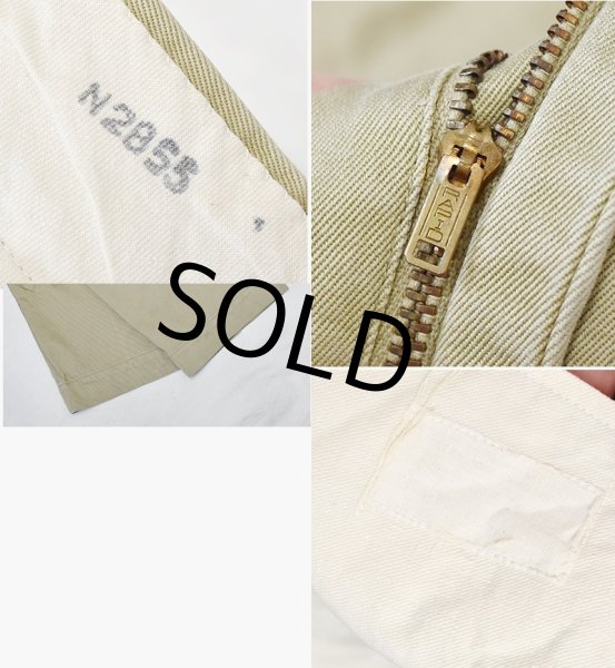 画像2: ~60's【ビンテージ】U.S.ARMY【米軍実物】【チノパンツ】Ｗ３２程度  (2)