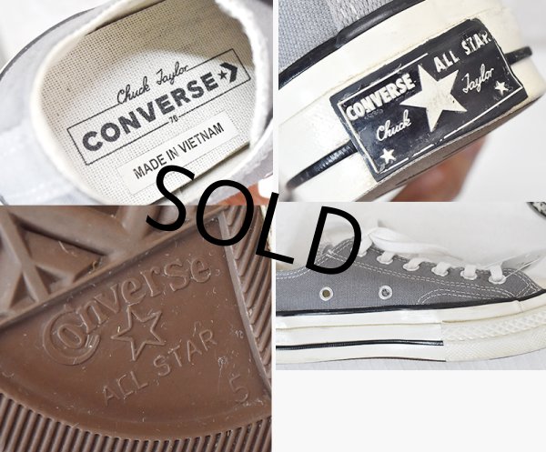画像2: 【コンバース】converse【CT70】グレー【チャックテイラー】【オールスター】【24cm】  (2)