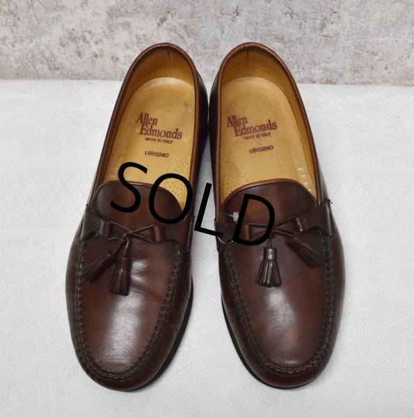 画像3: 【ITALY製】イタリー製【アレンエドモンズ】【Allen Edmonds】【URBINO】ブラウン【タッセルローファー】【9 1/2 EEE】【27.5cm程度】  (3)