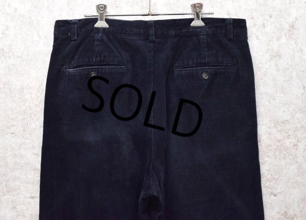 画像4: 【ビンテージ】【オールドギャップ】【GAP】【EASY FIT】2タック【紺】【コーデュロイパンツ】【34×30】  (4)
