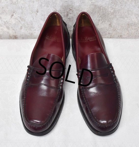 画像3: 【ビンテージ】【L.L.Bean】【エルエルビーン】エンジ【ローファー】【10 1/2D】【28.5cm程度】  (3)