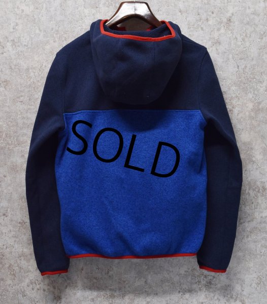 画像3: L.L.Bean 【ＬＬビーン】【紺ｘ水色ｘ赤】【フリースパーカー】【サイズＳ】  (3)