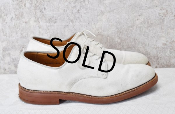 画像4: 【イングランド製】【RALPH LAUREN】ラルフローレン【ホワイトバックス】【バックスシューズ】【9 1/2 D】【27.5cm程度】  (4)