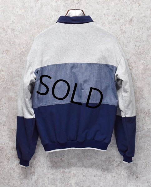 画像3: 【pierre cardin】ピエールカルダン【紺×グレー】【長袖シャツ】【ポロシャツ】【サイズM】  (3)