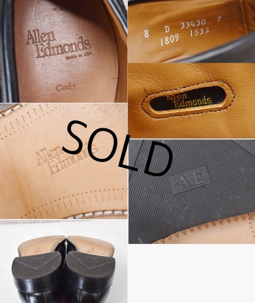 画像2: 【USA製】【アレンエドモンズ】【Allen Edmonds】【黒】【タッセルローファー】【8D】【26cm程度】  (2)