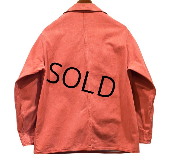 画像3: 80's〜 USA製【ビンテージ】【L.L.bean】【LLビーン】ピンク【ショールカラーデニムジャケット】【レディース古着】【レディースXL】  (3)