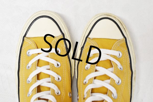 画像8: 【コンバース】CONVERSE【ALL STAR 】チャックテイラー【山吹色】【ハイカット】【サイズ 5 1/2 (24.5cm)】  (8)