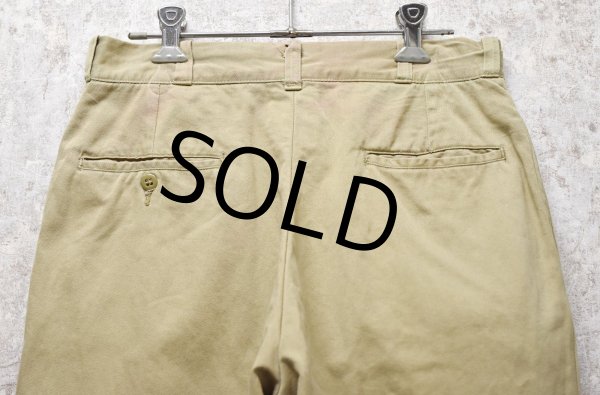 画像5: 60's【ビンテージ】U.S.ARMY【米軍実物】【チノパンツ】【サイズ 30x31】  (5)