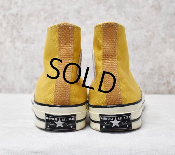 画像7: 【コンバース】CONVERSE【ALL STAR 】チャックテイラー【山吹色】【ハイカット】【サイズ 5 1/2 (24.5cm)】  (7)