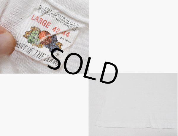 画像2: 80〜90's【USA製】 ビンテージ【FRUIT OF THE LOOM 】フルーツオブザルーム【白】【PORTUGAL’S DAY】【 Tシャツ】【サイズL】  (2)