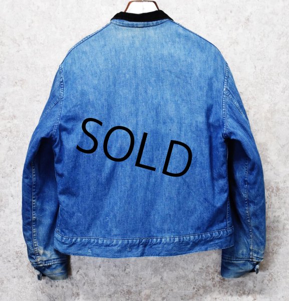 画像3: 70’s【USA製】【ビンテージ】【DEE CEE】ワシントンディーシー【ブランケット裏地付き】【デニムジャケット】【サイズ44】  (3)