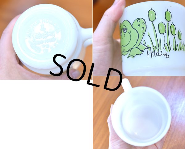 画像2: 【Fire King】【ファイヤーキング】【ヒルディ・フロッグ】プリントマグ【マグカップ】  (2)