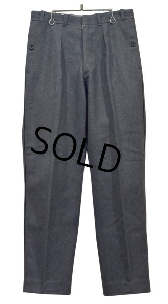 画像5: 80's【デッドストック】【スイス軍】【サイドライン】【ウールトラウザーズ】【ウールパンツ】【フィールドトラウザーズ】【W31程度】  (5)