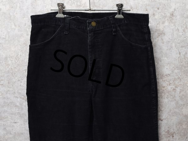 画像3: 【RUSTLER】ラスラー【黒】ブラック【コーデュロイパンツ】コーデュロイスラックス【34X32】  (3)