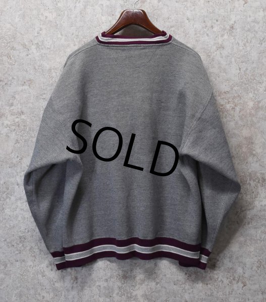 画像3: 【ビンテージ】【Wear guard】ウェアガード【グレーチェック×エンジリブ】【スウェット】【サイズXＬ】  (3)