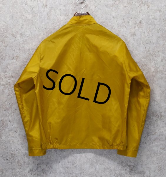 画像3: 70's~　ビンテージ【スポーツウェア】 【SPORTWEAR】【マスタード×黒×白】【ナイロンブルゾン】【サイズＭ】  (3)