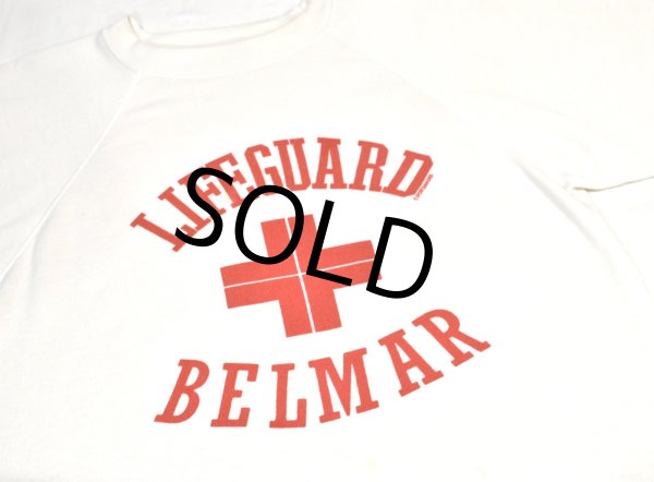 画像3: ∼90's【USA製】【ビンテージ】【Hanes】ヘインズ【白】LIFEGUARD【ライフガード】【染み込みスウェット】【サイズL】  (3)