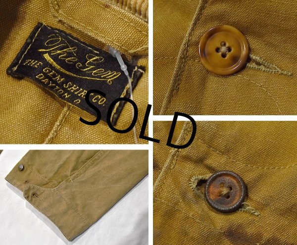 画像2: ∼20's【ビンテージ】【THE GEM】【ハンティングジャケット】  (2)