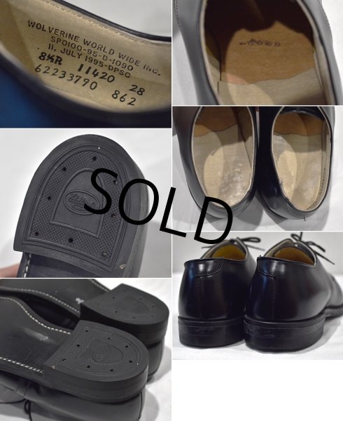 画像2: 90's【ビンテージ】米軍実物【U.S.NAVY】【サービスシューズ】【9 1/2R】27.5cm程度  (2)