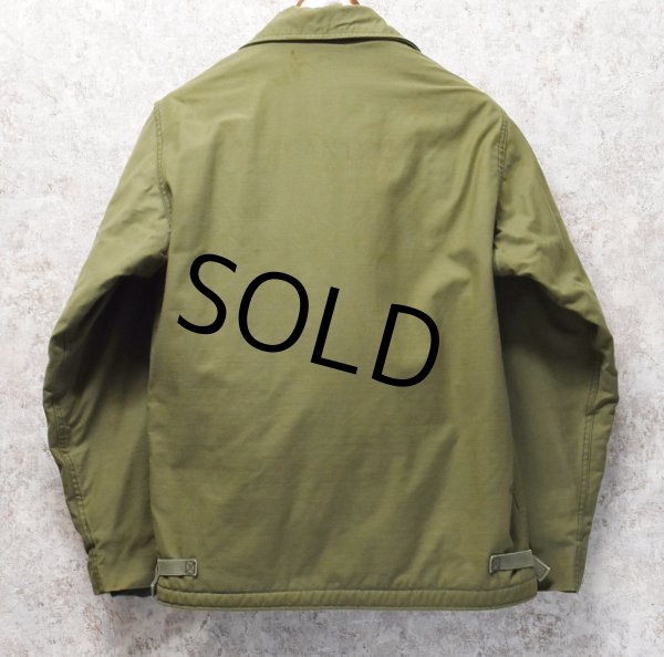 画像3: 70's【米軍実物】【ビンテージ】U.S.NAVY【A-2】【デッキジャケット】【サイズM】  (3)