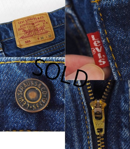 画像2: USA製【ビンテージ】【LEVI'S】【リーバイス５０５】505【デニムパンツ】【30ｘ32】  (2)