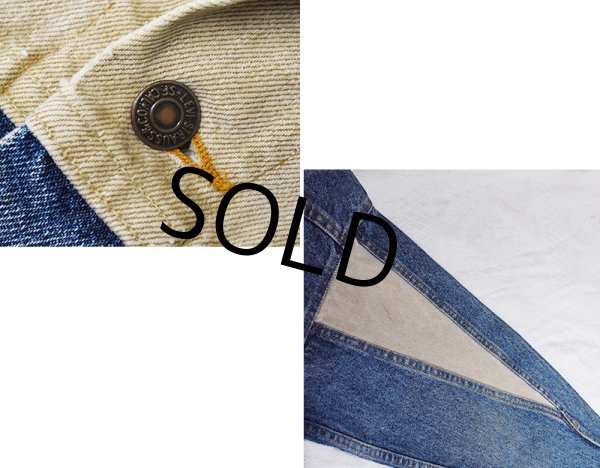 画像4: 90’s 【USA製】【ビンテージ】【リーバイス】【LEVI’S】【70527-4817】サンプルガーメント【Gジャン】デニムジャケット【サイズＭ】  (4)