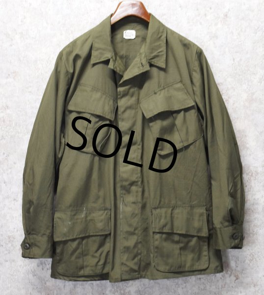 画像1: 【デッドストック】60's【ビンテージ】u.s.army【米軍実物】リップストップ【ジャングルファティーグジャケット】【M-R】  (1)