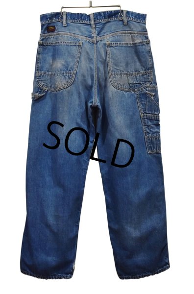 画像3: 60's【ビンテージ】【Lee】【リー】【ペインターパンツ】【デニムパンツ】【W35程度】  (3)