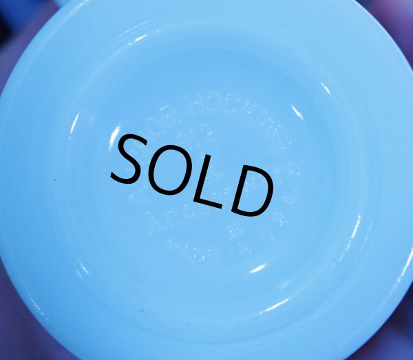 画像3: 【Fire King】【ファイヤーキング】【ブルーライン】【マグカップ】ミルクガラス  (3)