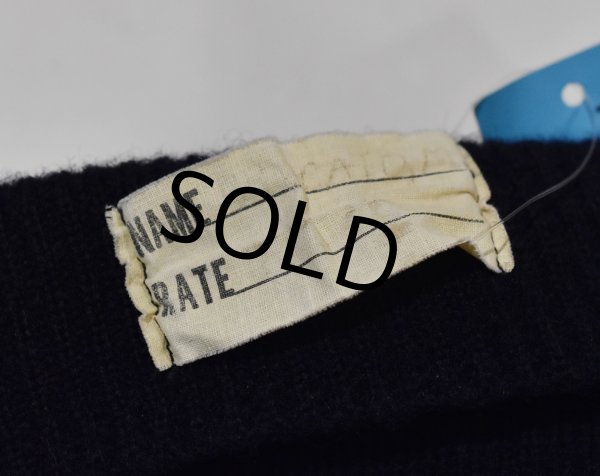 画像6: 40's【米軍実物】【ビンテージ】U.S.NAVY ワッチキャップ【ビーニー】ネイビー【ニットキャップ】  (6)