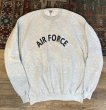 画像1: 90's~【USA製】【JERZEES】【AIR FORCE】【ビンテージ】グレー【スウェット】【サイズＸＬ】  (1)