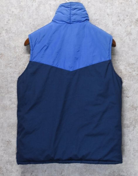 画像3: 80's【ビンテージ】【Sunbuster】【紺×水色】2トーン【中綿ダウンベスト】  (3)