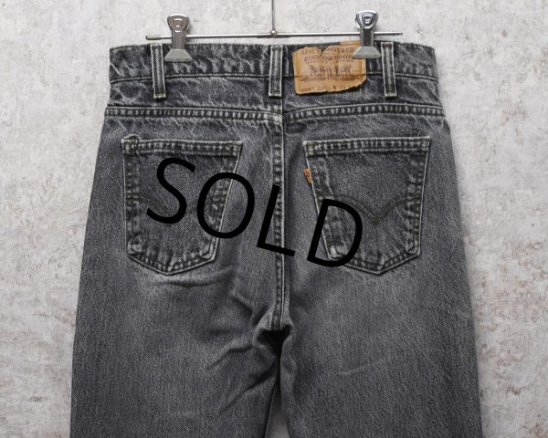 画像4: 90's【USA製】ビンテージ【LEVI'S】【リーバイス505】505【デニムパンツ】【ブラックデニム】【29x30】  (4)