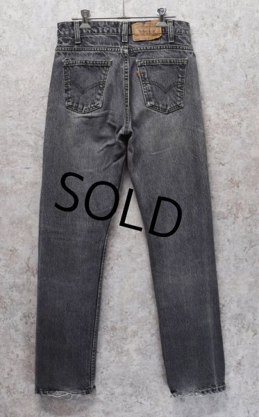 画像5: 90's【USA製】ビンテージ【LEVI'S】【リーバイス505】505【デニムパンツ】【ブラックデニム】【29x30】  (5)