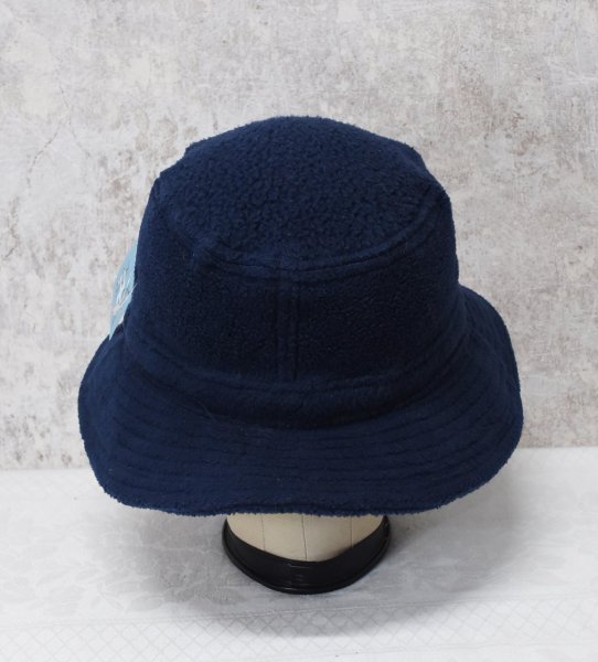 画像5: ほぼ未使用!! ~90's【USA製】ビンテージ【EMS】【イーエムエス】【紺】【フリースハット】【サイズM】  (5)