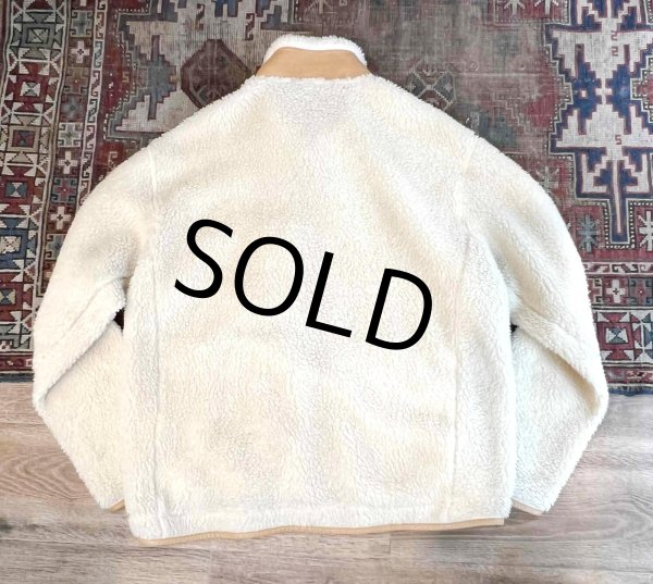 画像3: OLVIS【オービス】【ナチュラル】【レザーパッチ付き】フリースカーディガン  (3)