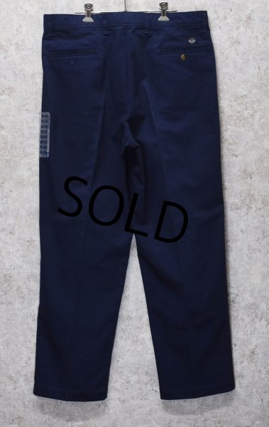 画像4: 90's【USA製】デッドストック【DOCKERS】リーバイス　ドッカーズ【紺】【１タック】コットンパンツ【36ｘ30】  (4)
