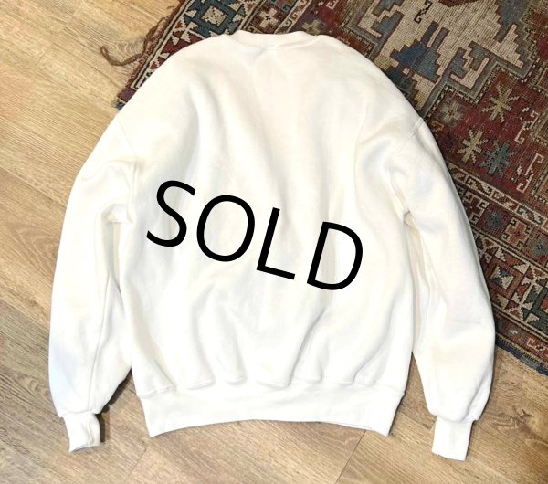 画像3: 00's【USA製】JERZEES【ビンテージ】【ビーチサンダル】【白】スウェット【サイズL】  (3)