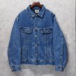 画像1: 00’s 【ビンテージ】【Lee】【緑×紺チェック裏地付き】【Gジャン】デニムジャケット【サイズＸＸＬ】  (1)