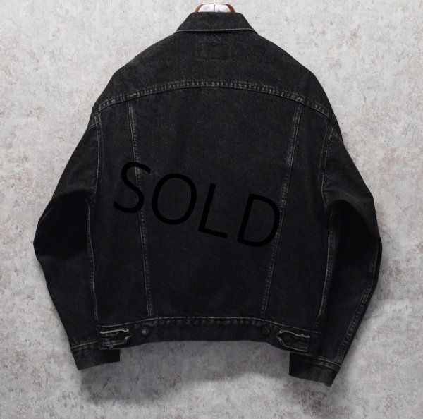 画像3: 80’s 【ビンテージ】USA製【リーバイス】【LEVIS】【70507-4858】黒【Gジャン】ブラックデニムジャケット【サイズＭ】  (3)