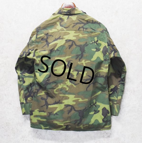 画像3: 60's【ビンテージ】USMC【米軍実物】ERDL【ＥＲＤＬ】【ジャングルファティーグシャツ】【スモール・ショート】 ステンシル入り【Ｓ-SHORT】  (3)