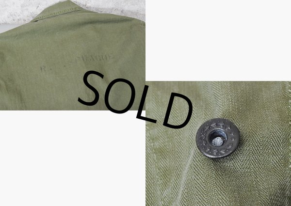 画像2: 40's【米軍実物】USネイビー【ビンテージ】【U.S.NAVY】【N-3】ステンシル入り  HBTジャケット  (2)