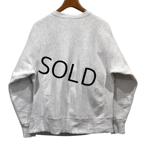 画像3: 80's【USA製】ビンテージ【チャンピオン】【SKS】染み込みプリント トリコタグ【リバースウィーブ】【グレー】【スウェット】【サイズL】  (3)