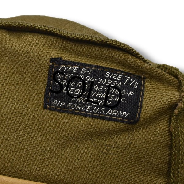画像2: デッドストック【40's】【WW2】【米軍実物】USAAF【ビンテージ】【B-1】キャップ【71/8】  (2)