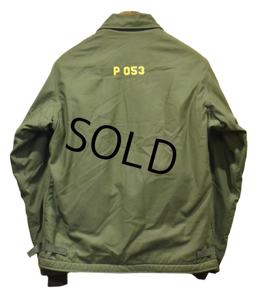 画像3: 80's【ビンテージ】【米軍実物】U.S.NAVY【バックステンシル入り】【A-2】【デッキジャケット】【サイズM】  (3)