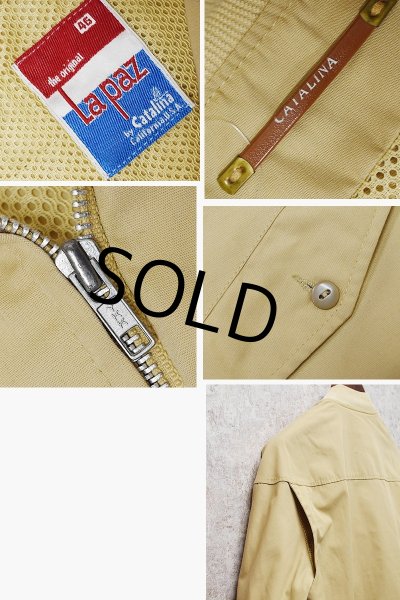画像2: 80's【ビンテージ】【Catalina】 カタリナ 【La paz ジャケット】【ダービージャケット】カップショルダージャケット【サイズ46】  (2)