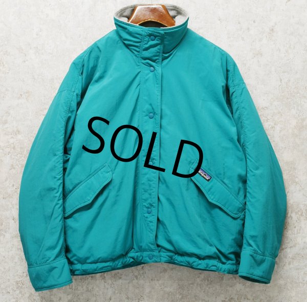 画像4: 90's【USA製】ビンテージ【パタゴニア】patagonia 【雪無しタグ】 ターコイズ【ソフトシェルキャプリーン】レディース古着 28169【サイズW-M】  (4)
