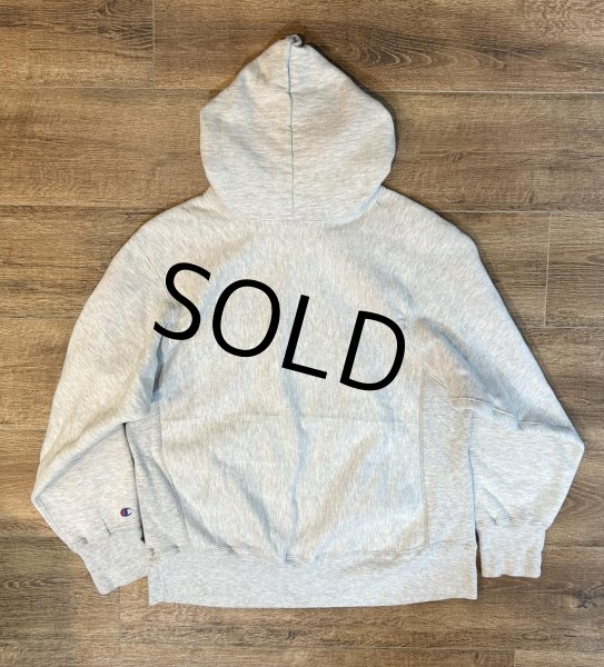 画像3: 80's【USA製】【ビンテージ】【チャンピオン】【Champion】グレー【WEST VIRGINIA UNIV】【リバースウィーブパーカー】【サイズL】  (3)